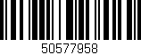 Código de barras (EAN, GTIN, SKU, ISBN): '50577958'