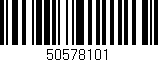 Código de barras (EAN, GTIN, SKU, ISBN): '50578101'
