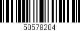 Código de barras (EAN, GTIN, SKU, ISBN): '50578204'