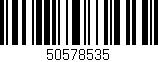 Código de barras (EAN, GTIN, SKU, ISBN): '50578535'