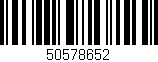 Código de barras (EAN, GTIN, SKU, ISBN): '50578652'