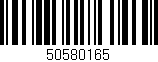 Código de barras (EAN, GTIN, SKU, ISBN): '50580165'