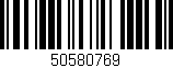 Código de barras (EAN, GTIN, SKU, ISBN): '50580769'