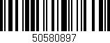 Código de barras (EAN, GTIN, SKU, ISBN): '50580897'
