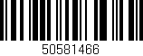 Código de barras (EAN, GTIN, SKU, ISBN): '50581466'