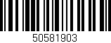 Código de barras (EAN, GTIN, SKU, ISBN): '50581903'