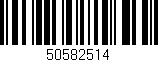 Código de barras (EAN, GTIN, SKU, ISBN): '50582514'