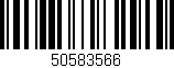 Código de barras (EAN, GTIN, SKU, ISBN): '50583566'
