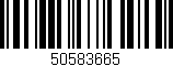 Código de barras (EAN, GTIN, SKU, ISBN): '50583665'