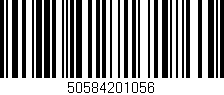 Código de barras (EAN, GTIN, SKU, ISBN): '50584201056'