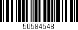 Código de barras (EAN, GTIN, SKU, ISBN): '50584548'