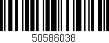 Código de barras (EAN, GTIN, SKU, ISBN): '50586038'