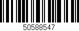 Código de barras (EAN, GTIN, SKU, ISBN): '50588547'