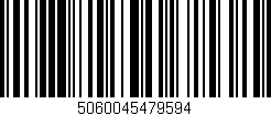 Código de barras (EAN, GTIN, SKU, ISBN): '5060045479594'
