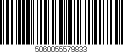 Código de barras (EAN, GTIN, SKU, ISBN): '5060055579833'