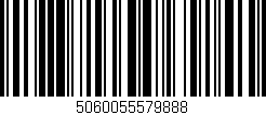 Código de barras (EAN, GTIN, SKU, ISBN): '5060055579888'