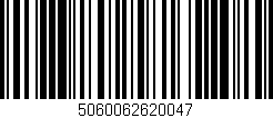 Código de barras (EAN, GTIN, SKU, ISBN): '5060062620047'