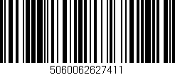 Código de barras (EAN, GTIN, SKU, ISBN): '5060062627411'