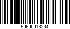 Código de barras (EAN, GTIN, SKU, ISBN): '50600916384'