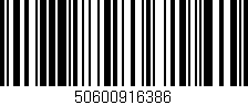 Código de barras (EAN, GTIN, SKU, ISBN): '50600916386'