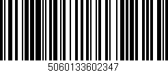 Código de barras (EAN, GTIN, SKU, ISBN): '5060133602347'