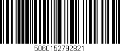 Código de barras (EAN, GTIN, SKU, ISBN): '5060152792821'