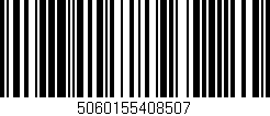 Código de barras (EAN, GTIN, SKU, ISBN): '5060155408507'