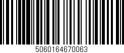 Código de barras (EAN, GTIN, SKU, ISBN): '5060164670063'