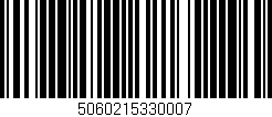 Código de barras (EAN, GTIN, SKU, ISBN): '5060215330007'
