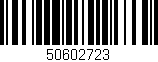 Código de barras (EAN, GTIN, SKU, ISBN): '50602723'