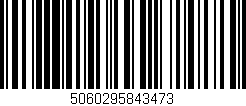 Código de barras (EAN, GTIN, SKU, ISBN): '5060295843473'