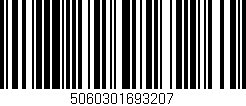 Código de barras (EAN, GTIN, SKU, ISBN): '5060301693207'