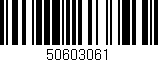 Código de barras (EAN, GTIN, SKU, ISBN): '50603061'