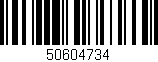Código de barras (EAN, GTIN, SKU, ISBN): '50604734'