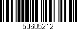 Código de barras (EAN, GTIN, SKU, ISBN): '50605212'