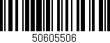 Código de barras (EAN, GTIN, SKU, ISBN): '50605506'