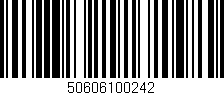 Código de barras (EAN, GTIN, SKU, ISBN): '50606100242'