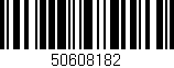 Código de barras (EAN, GTIN, SKU, ISBN): '50608182'