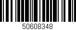 Código de barras (EAN, GTIN, SKU, ISBN): '50608348'