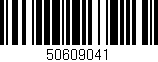 Código de barras (EAN, GTIN, SKU, ISBN): '50609041'