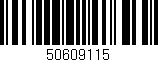 Código de barras (EAN, GTIN, SKU, ISBN): '50609115'