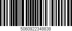 Código de barras (EAN, GTIN, SKU, ISBN): '5060922348838'