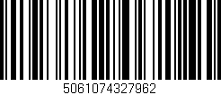 Código de barras (EAN, GTIN, SKU, ISBN): '5061074327962'