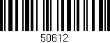 Código de barras (EAN, GTIN, SKU, ISBN): '50612'