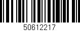 Código de barras (EAN, GTIN, SKU, ISBN): '50612217'