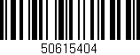 Código de barras (EAN, GTIN, SKU, ISBN): '50615404'