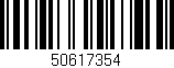 Código de barras (EAN, GTIN, SKU, ISBN): '50617354'