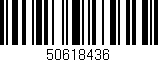 Código de barras (EAN, GTIN, SKU, ISBN): '50618436'