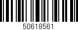 Código de barras (EAN, GTIN, SKU, ISBN): '50618561'