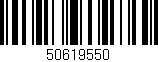 Código de barras (EAN, GTIN, SKU, ISBN): '50619550'